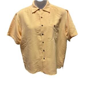 Fenzia Womens Button Up Blouse Size XL Office Business Corpcore Casual Academia